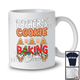 Father's Cookie Baking Crew; Adorable Christmas Tree Santa Baker; X-mas Family Group T-Shirt