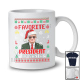 Favorite President of Santa; Awesome Christmas Sweater Santa Trump Back 2024; Pajamas Group T-Shirt