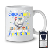 Feed Your Chickenkah; Amazing Hanukah Chicken With Menorah; Farm Animal Lover Farmer Group T-Shirt