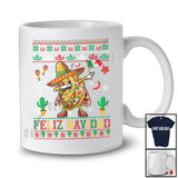 Feliz Navidad; Cheerful Christmas Sweater Dabbing Mexican Santa Lover; Family Group T-Shirt