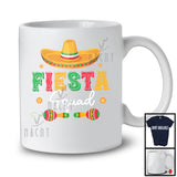 Fiesta Squad, Adorable Cinco De Mayo 2024 Sombrero Lover, Matching Family Mexican Proud T-Shirt