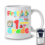 First Day Of 1st Grade, Adorable Back To School Crayons Lover, Students Teachers Squad T-Shirt