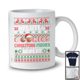 Flute Cookies Christmas Movies Repeat, Amazing X-mas Sweater Santa, Musical Instruments T-Shirt