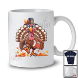 Football Ball Turkey; Humorous Thanksgiving Turkey; Sport Playing Player Team T-Shirt