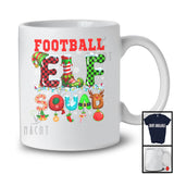 Football Elf Squad; Wonderful Christmas Simple Elf Costume; Pajamas Sport Player Team T-Shirt