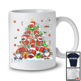 Football Equipment As Christmas Tree; Amazing X-mas Football Player Playing; Sport Gnomes T-Shirt