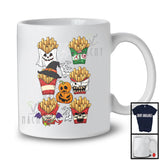 French Fries Boo Zombie Pumpkin Collection; Scary Halloween Fast Food Lover; Family Group T-Shirt