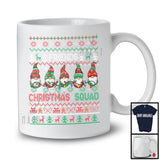 Friends Christmas Squad; Awesome X-mas Lights Gnomes Gnomies Sweater; Family Group T-Shirt