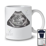 Funny Ultrasound Scan Cat Inside, Adorable Kitten Owner Lover, Family Group T-Shirt