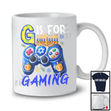 G Is For Gaming, Humorous Hanukkah Costume Game Controller, Gaming Lover Gamer Group T-Shirt