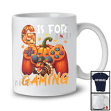 G Is For Gaming, Humorous Thanksgiving Costume Game Controller, Gaming Lover Gamer Group T-Shirt