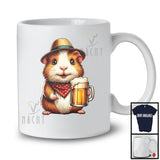 German Guinea Pig Drinking Beer; Joyful Oktoberfest Animal Lover; Matching Family Group T-Shirt