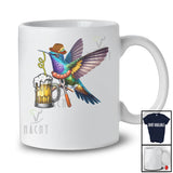 German Hummingbird Drinking Beer; Cheerful Festival Oktoberfest Bird Drunker; Family Group T-Shirt