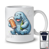 German Manatee Drinking Beer; Joyful Oktoberfest Animal Lover; Matching Family Group T-Shirt