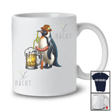 German Penguin Drinking Beer; Cheerful Festival Oktoberfest Bird Drunker; Family Group T-Shirt