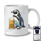 German Penguin Drinking Beer; Joyful Oktoberfest Animal Lover; Matching Family Group T-Shirt