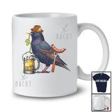 German Starling Drinking Beer; Cheerful Festival Oktoberfest Bird Drunker; Family Group T-Shirt