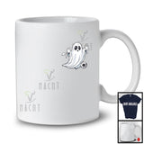 Ghost Boo Playing Soccer; Awesome Halloween Costume Pocket; Sport Player Team T-Shirt