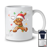 Gingerbread Playing Baseball; Awesome Christmas Santa Gingerbread; Sport Player Baker T-Shirt