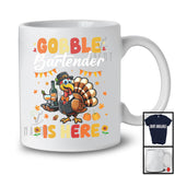 Gobble Bartender Is Here; Fantastic Thanksgiving Fall Turkey Lunch Lady; Jobs Proud T-Shirt