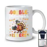 Gobble Photographer Is Here; Fantastic Thanksgiving Fall Turkey Photographer; Jobs Proud T-Shirt