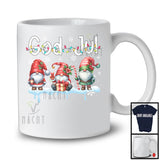 God Jul; Wonderful Christmas Lights Three Gnomes Norwegian Swedish; Snow Around Family T-Shirt