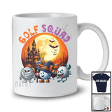 Golf Squad, Proud Halloween Three Mummy Monster Witch, Sport Player Playing Team T-Shirt