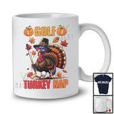 Golf Turkey Nap; Sarcastic Thanksgiving Turkey Sunglasses Playing Golf; Sport Player T-Shirt