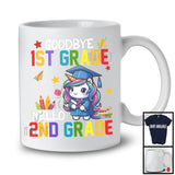 Goodbye 1st Grade Hello 2nd Grade, Lovely Summer Vacation Unicorn Lover, Students Graduate T-Shirt