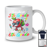 Goodbye 5th Grade Hello 6th Grade, Joyful Back To School Dabbing Apple, Students Teacher T-Shirt