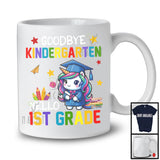 Goodbye Kindergarten Hello 1st Grade, Lovely Summer Vacation Unicorn Lover, Students Graduate T-Shirt