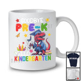 Goodbye Pre-K Hello Kindergarten, Lovely Summer Vacation T-Rex Lover, Students Graduate T-Shirt