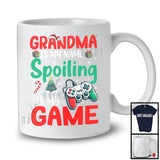 Grandma Is My Name Spoiling Is My Game, Humorous Christmas Santa Gaming, Gamer Family T-Shirt