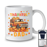 Grateful Thankful Blessed Dad; Wonderful Thanksgiving Turkey Pumpkin On Pickup Truck; Family T-Shirt