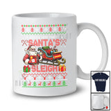 Guess Who Made Santa's Sleigh; Humorous Christmas Sweater Plaid Santa Welders; Sweater Family T-Shirt