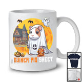 Guinea Pig Sheet, Adorable Halloween Moon Boo Ghost Costume Guinea Pig, Matching Animal Lover T-Shirt