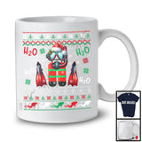 H2O Scuba Diving Tools; Fantastic Christmas Sweater Santa Scuba Diver Lover; Pajama Family T-Shirt