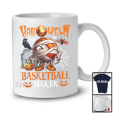 Halloween Basketball Maker, Humorous Halloween Costume Mummy Basketball Player, Sport Team T-Shirt