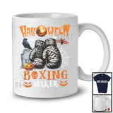 Halloween Boxing Maker, Humorous Halloween Costume Mummy Boxing Player, Sport Team T-Shirt