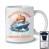 Halloween Cruise 2024 Thankful For Memories Together; Happy Halloween Pumpkin Cruise; Family T-Shirt