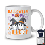 Halloween Mode On, Adorable Halloween Costume Witch Ghost Lover, Matching Family Group T-Shirt