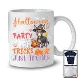 Halloween Party Not Tricks Just Treats, Lovely Witch Donkey Farm, Carved Pumpkin Candy Animal T-Shirt