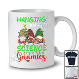 Hanging With My Science Gnomies; Wonderful Christmas Three Leopard Plaid Gnomes; Family T-Shirt