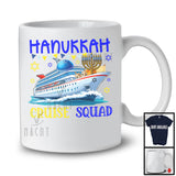 Hanukkah Cruise Squad; Awesome Hanukkah Menorah Kippah Hat Cruise Ship; Vacation Trip T-Shirt