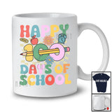 Happy 100 Days Of School; Colorful 100th Day Of School Groovy; Student Teacher Group T-Shirt