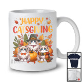 Happy Catsgiving; Wonderful Thanksgiving Ragdoll Cat Owner; Fall Leaf Pumpkin T-Shirt