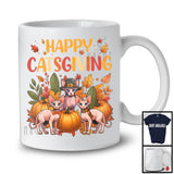 Happy Catsgiving; Wonderful Thanksgiving Sphynx Cat Owner; Fall Leaf Pumpkin T-Shirt