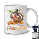 Happy Drunkgiving; Joyful Plaid Thanksgiving Turkey Drinking Cocktail; Drunker Drinking Team T-Shirt