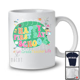 Happy First Day Of School 1st Grade Teacher, Lovely School Things Pencil, Students Teacher T-Shirt