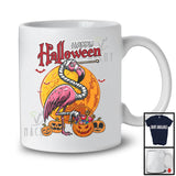 Happy Halloween, Horror Halloween Costume Mummy Flamingo, Carved Pumpkin Candy Lover T-Shirt